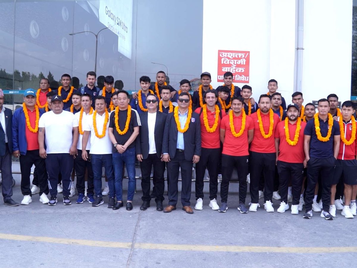 साउदी अरब गएको नेपाली टोली स्वदेश फिर्ता