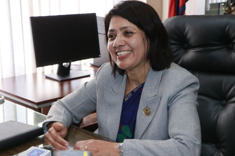 नवनियुक्त परराष्ट्रमन्त्री डा राई - पदभार ग्रहण