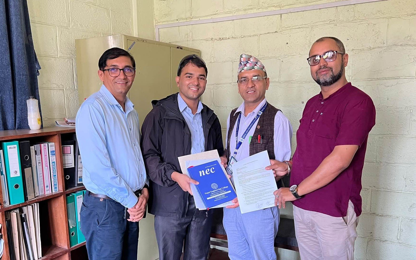 नेपाल इन्जिनियरिङ कलेज र सिर्जनशील नेपाल विच शैक्षिक समझदारी कायम