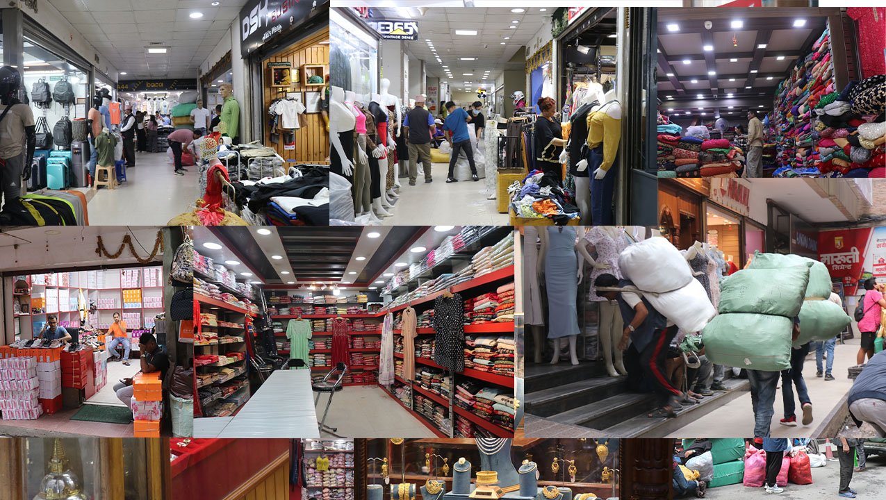 चाडपर्व विशेष : ग्राहकको पर्खाइमा बसेको न्यूरोडका व्यवसायी निराशामा