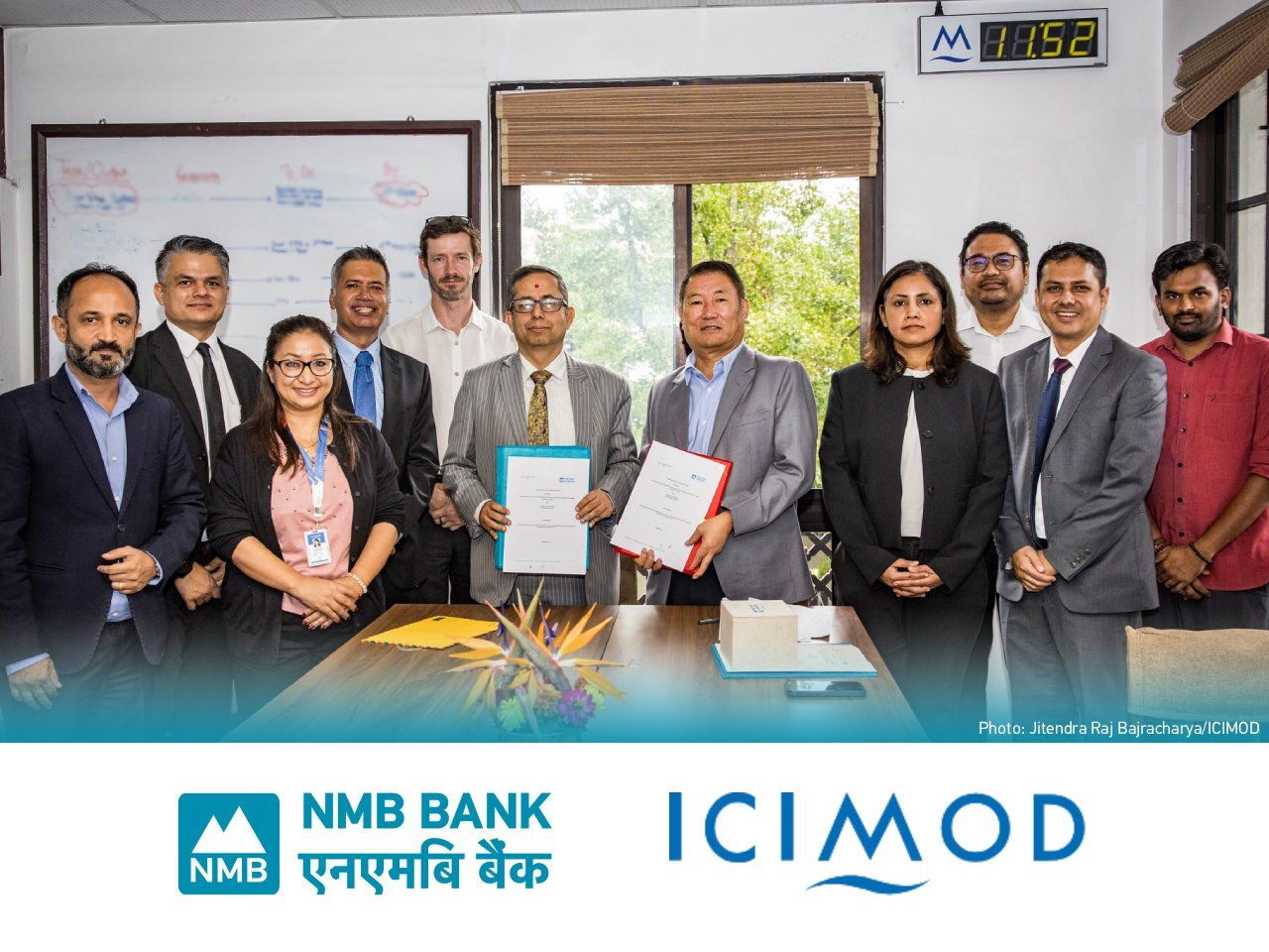एनएमबि बैंक र इसिमोड (ICIMOD) बीच दिगो विकासका लागि सहकार्य
