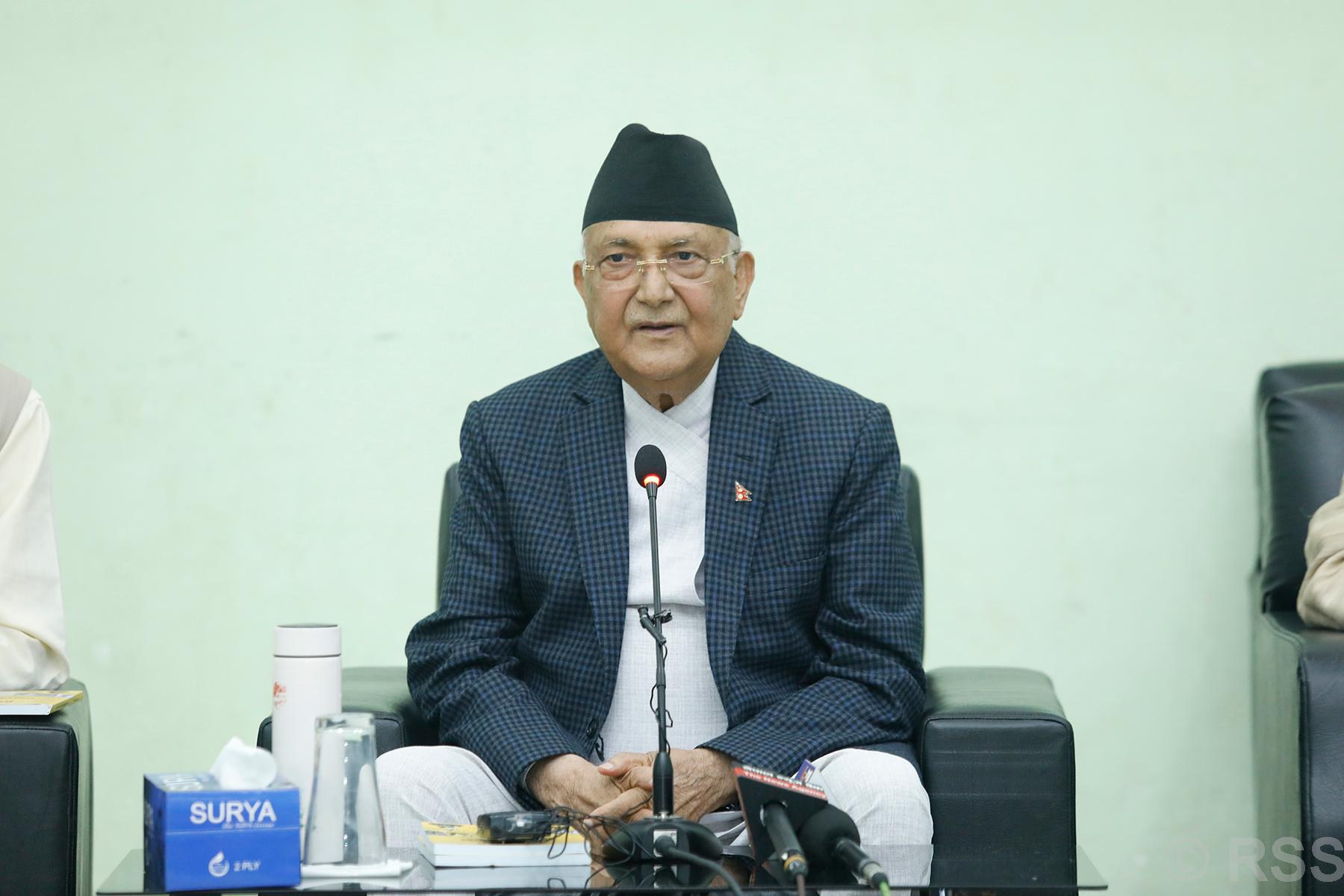 अग्रज र सहिदका संकल्प पूरा गर्न दृढताका साथ लाग्नुपर्छ : प्रधानमन्त्री ओली