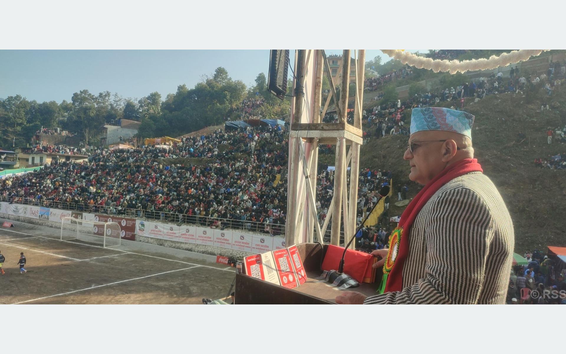 प्रदेश सरकार खेलकुद विकासमा लागिपरेको छः मुख्यमन्त्री पाण्डे