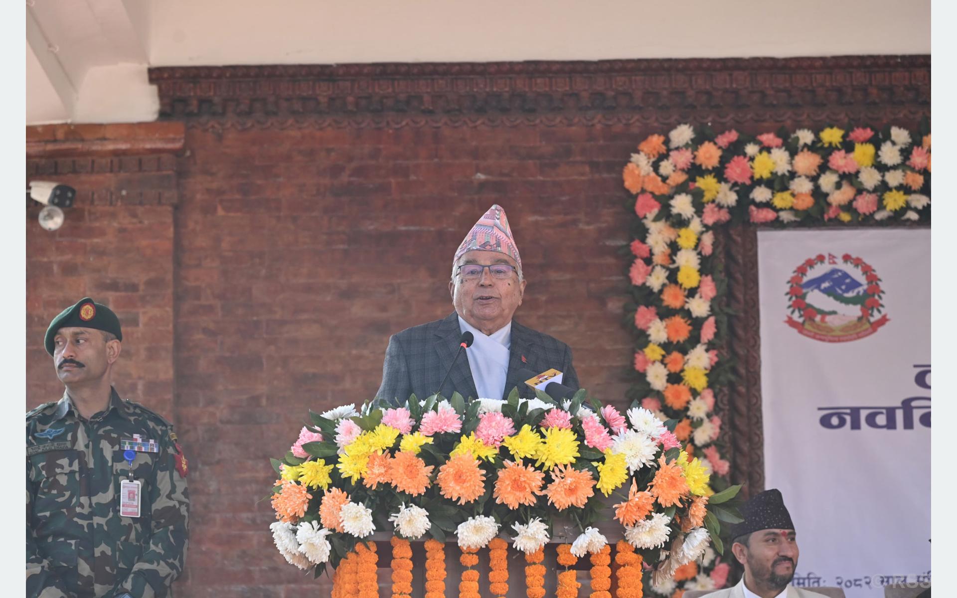 नागरिकको जीवनस्तर उठाउने विकास आजको आवश्यकता हो : राष्ट्रपति पौडेल