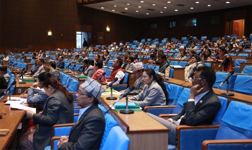 प्रतिनिधिसभाः क्षतिग्रस्त पूर्वाधारको पुनर्निर्माण, कृत्रिम अभाव र कालोबजारी नियन्त्रण गर्न सांसदको सुझाव