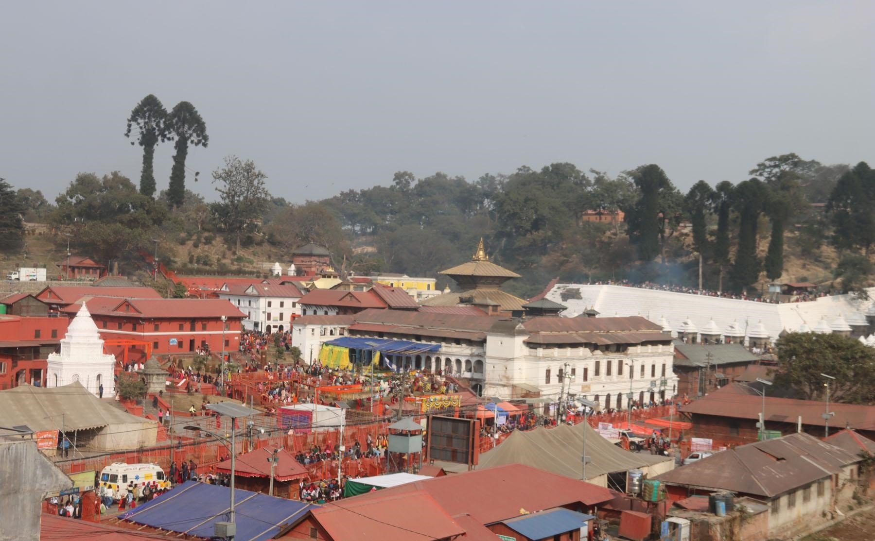 महाशिवरात्रिको पूर्वसन्ध्यामा पशुपतिमा शोभायात्रा