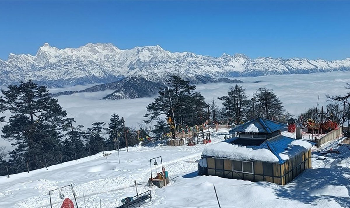पाथीभरासहित ताप्लेजुङका उच्च हिमाली क्षेत्रमा हिमपात