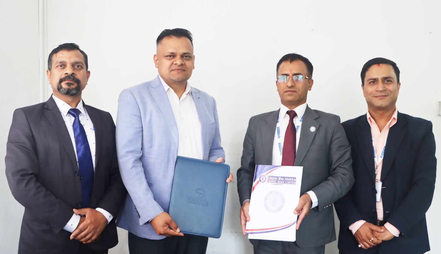 नेपाल बैंक र सिद्धार्थ बिजनेस ग्रुप अफ हस्पिटालिटि प्रा.लि. बिच सम्झौता