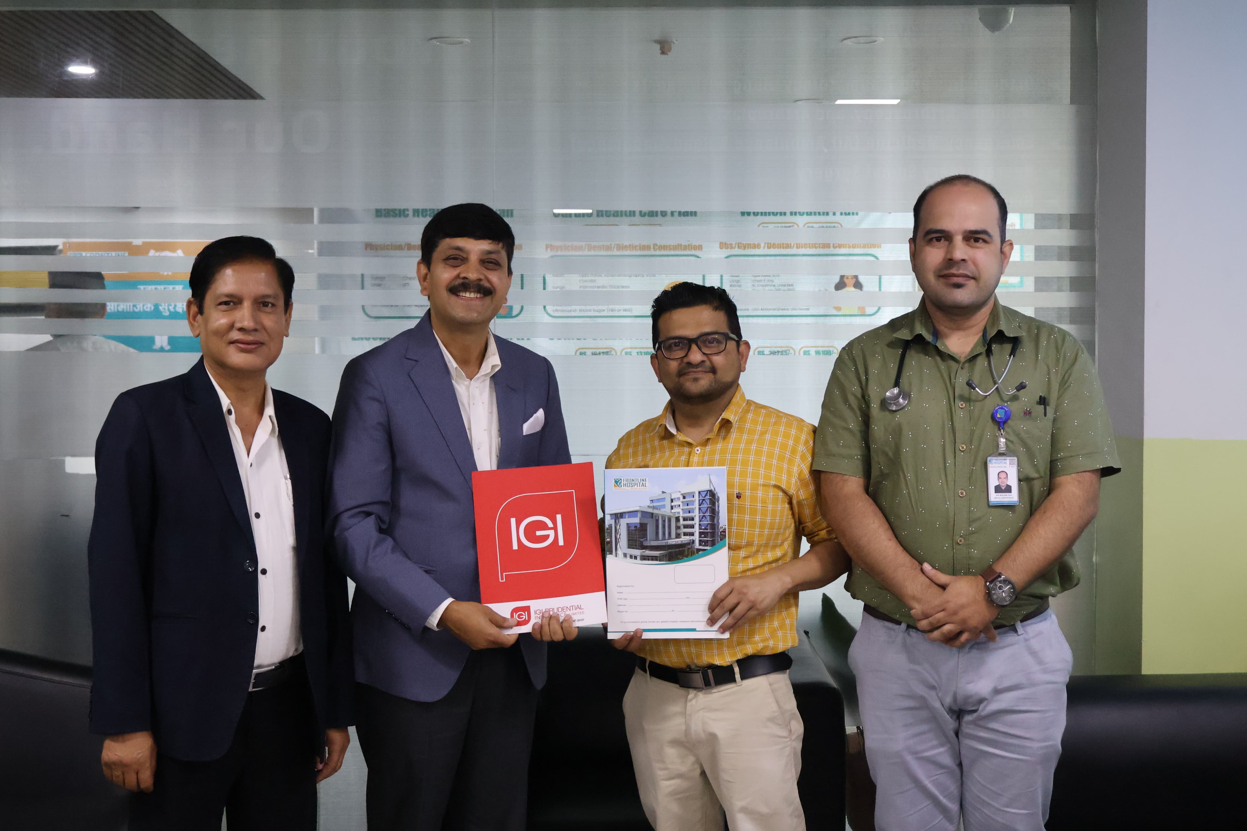 आइजीआई प्रुडेन्सियल र नोबल कलेज हस्पिटलबीच नगद रहित उपचार सेवा सम्झौता