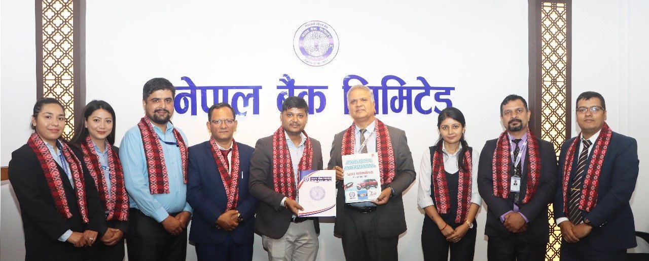 नेपाल बैंकका कर्मचारी र ग्राहकलाई सुजुकी गाडी खरिदमा विशेष छुट