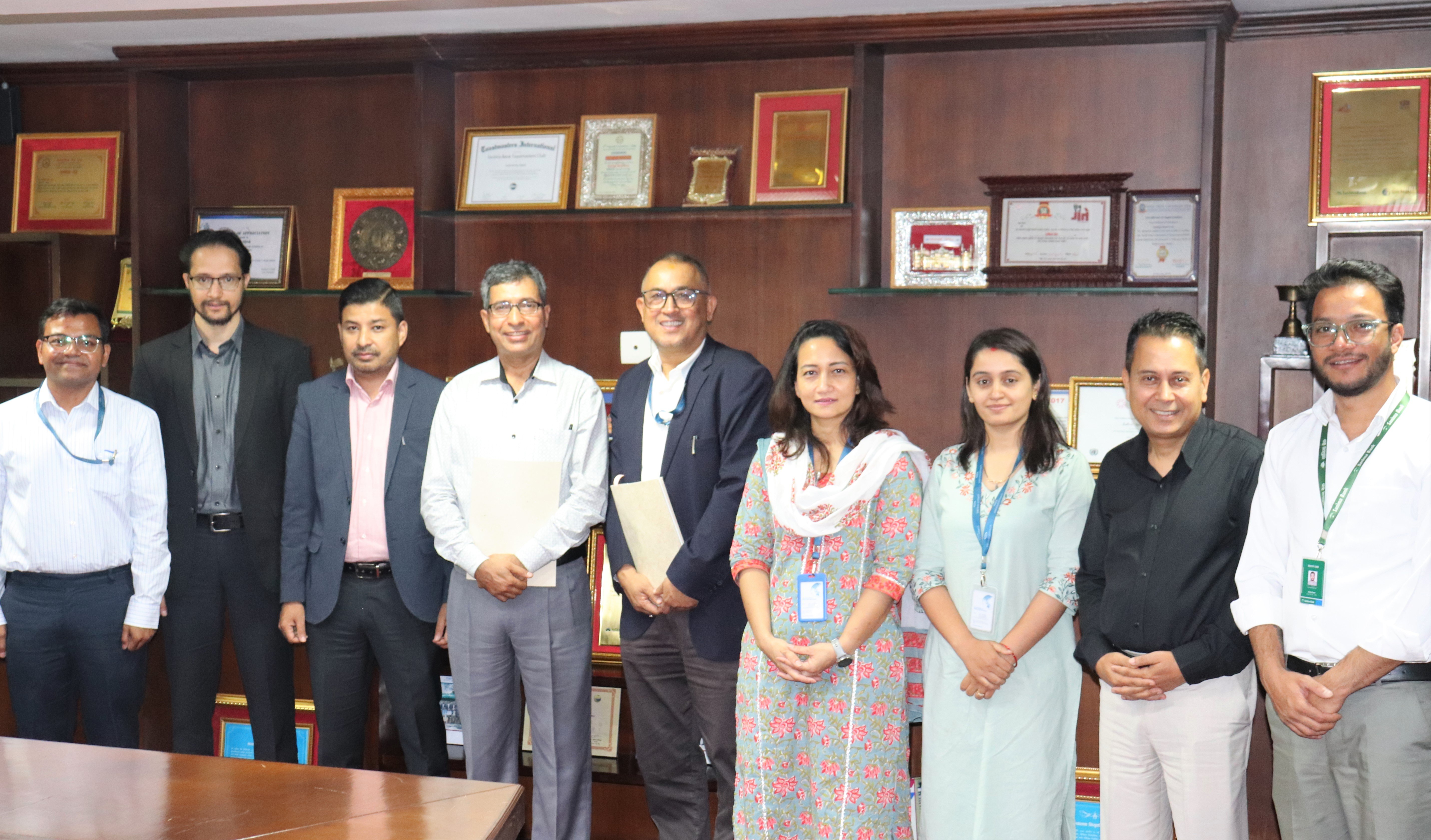 सानिमा बैंक  / Swisscontact/Nepal Agriculture Market Development Program Phase II ​​​​​​​ बीच सम्झौता