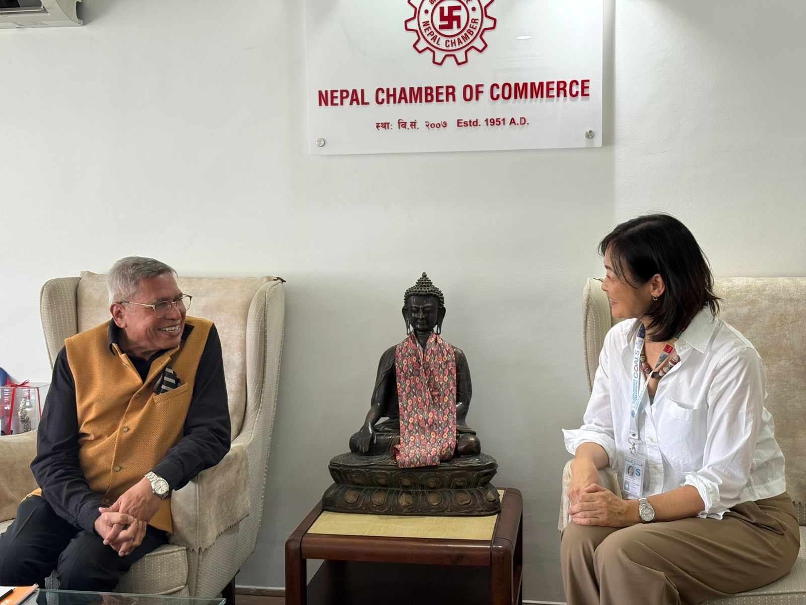 जलवायु परिवर्तनले व्यवसायमा पार्ने असर न्यूनीकरण गर्न चेम्बर र युएनडीपीबीच सम्झौता