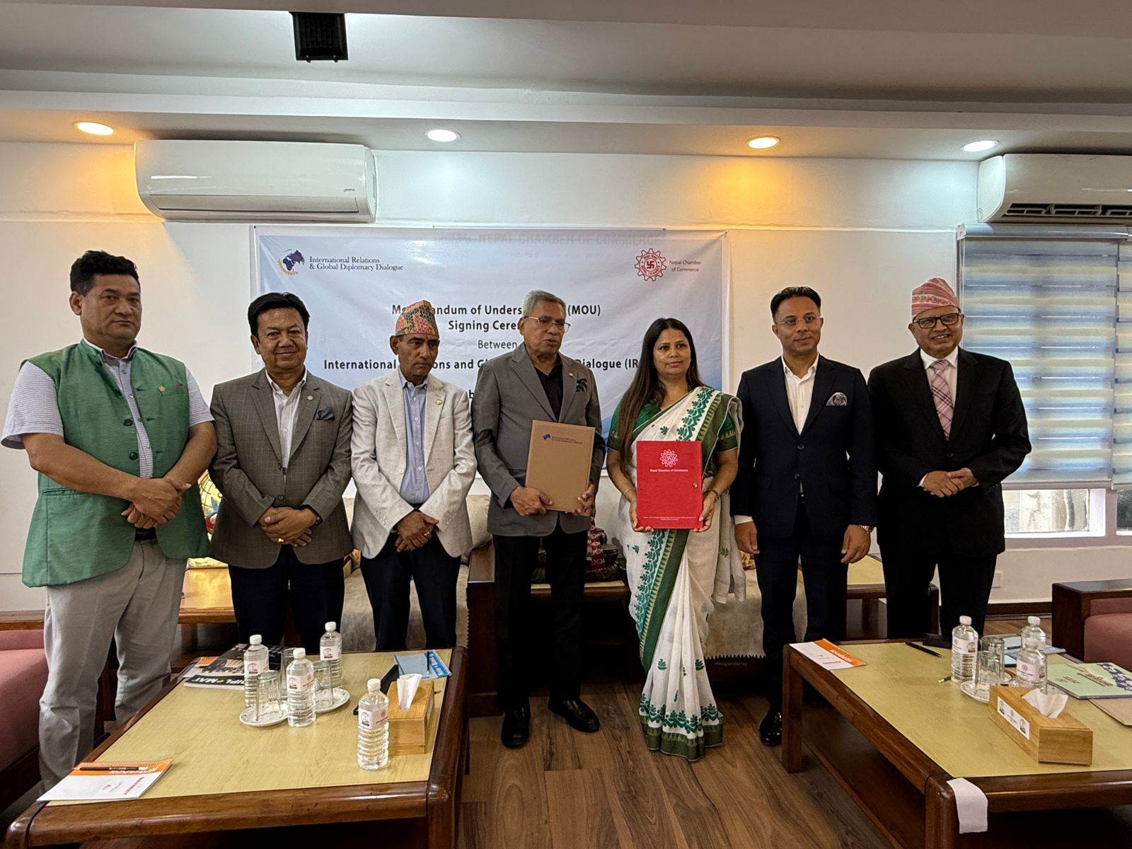 नेपाल चेम्बर अफ कमर्स र आईआरजीडीडीबीच आर्थिक कुटनीति र लगानी प्रवर्द्धनका लागि सहकार्य सम्झौता