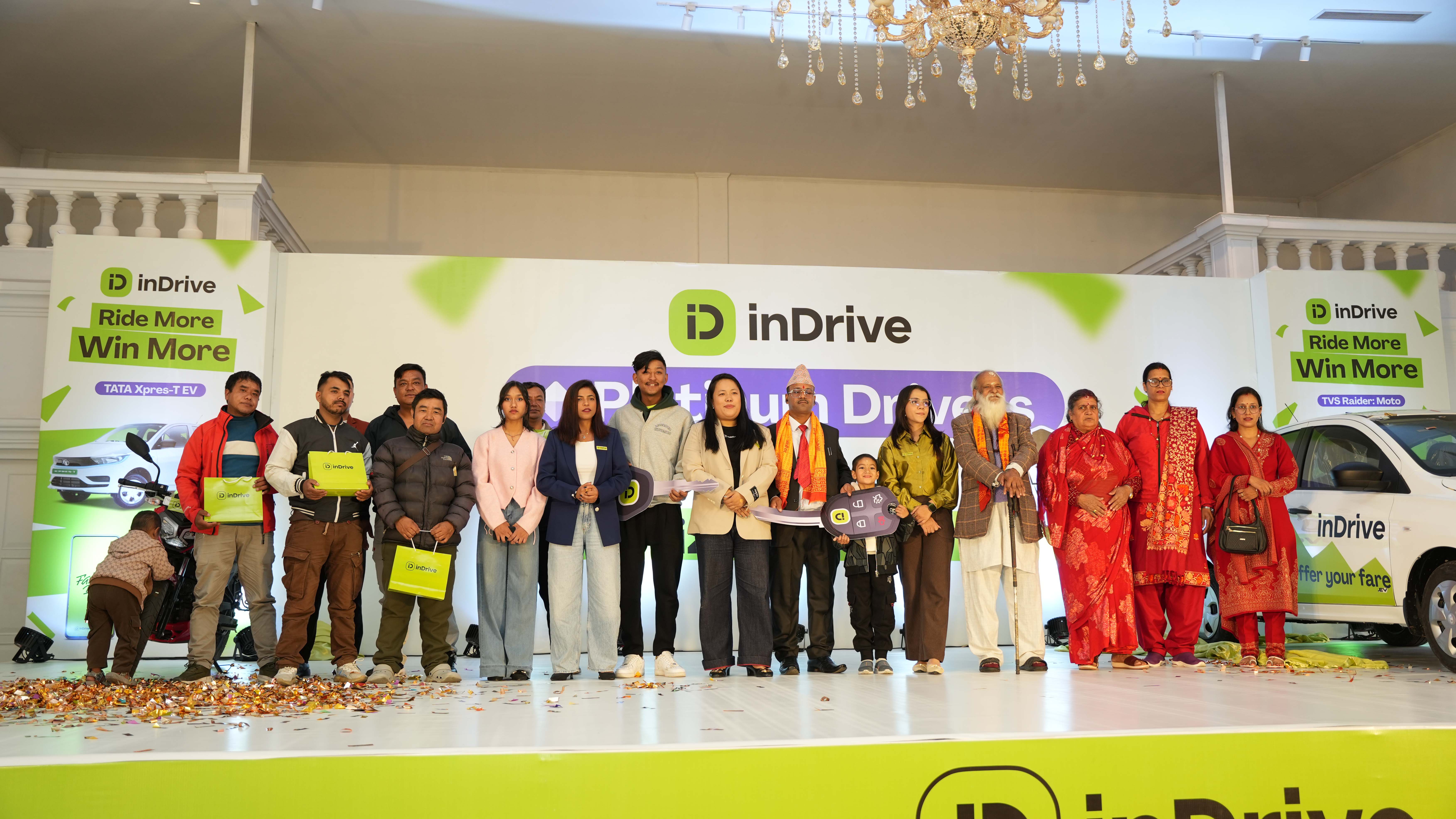 इनड्राइभको ‘प्लाटिनम ड्राइभर्स गिभअवे’: विजेतालाई टाटा एक्सप्रेस ईभीसहित पुरस्कार वितरण