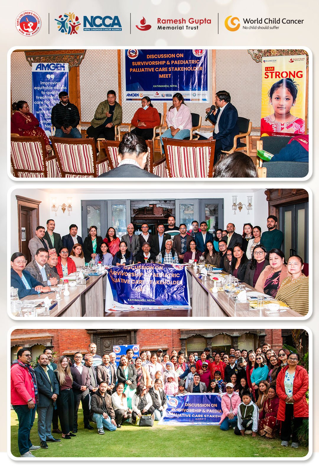 क्यान्सर सर्भाइभरशिप र पेडियाट्रीक प्यालेटिव कियरसम्बन्धी सरोकारवालाहरूको बैठक सम्पन्न