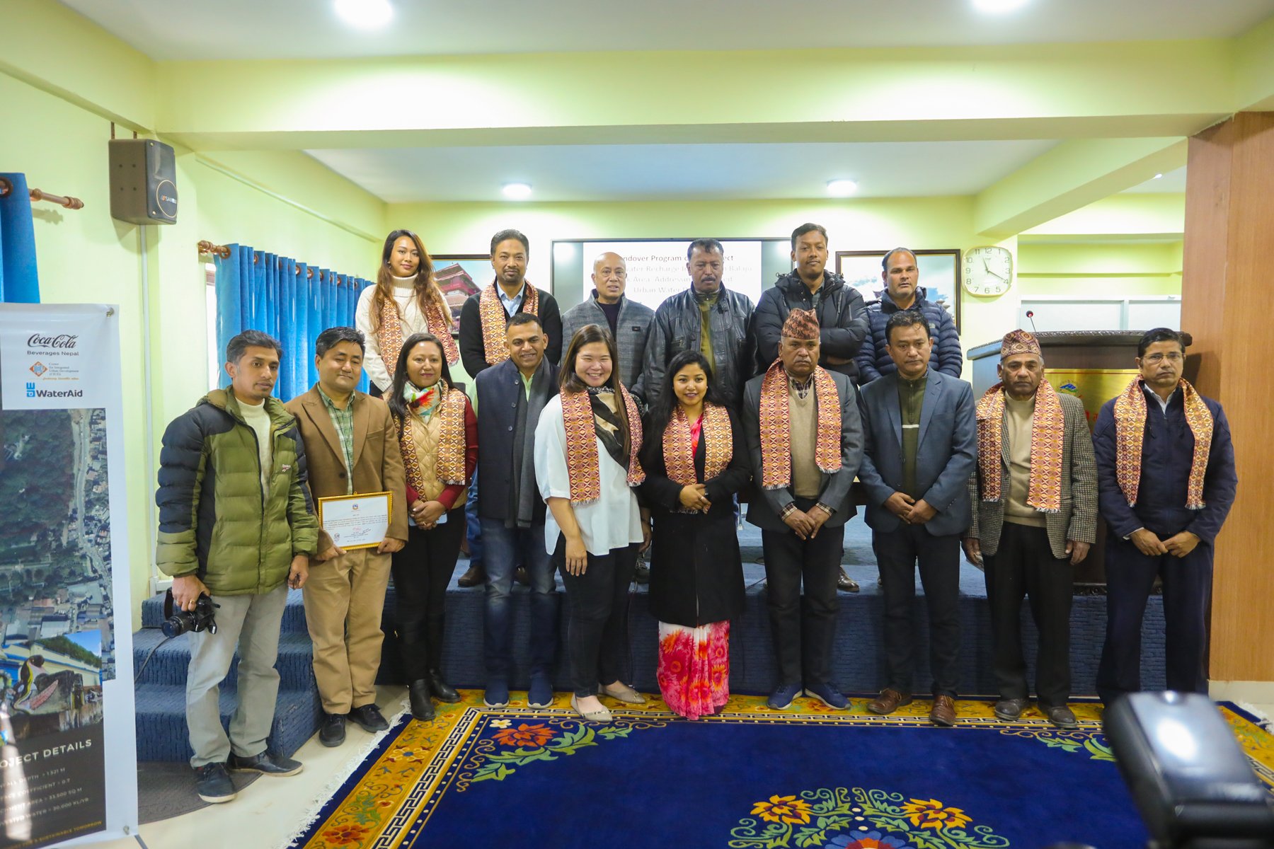 काठमाडौँको बालाजु पार्कमा जडान ग्राउण्डवाटर रिचार्ज प्रणाली हस्तान्तरण
