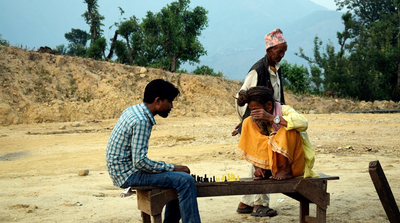 playing chess