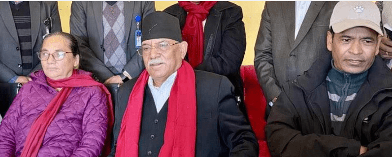 सरकार भ्रष्टाचारीलाई बचाउने र बिचौलियालाई पोस्ने काममा लिप्तः  प्रचण्ड