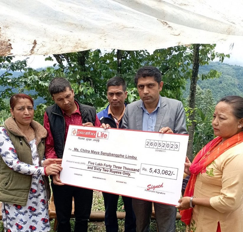 प्रभु लाइफले गर्यो मृत्यु दाबी भुक्तानी