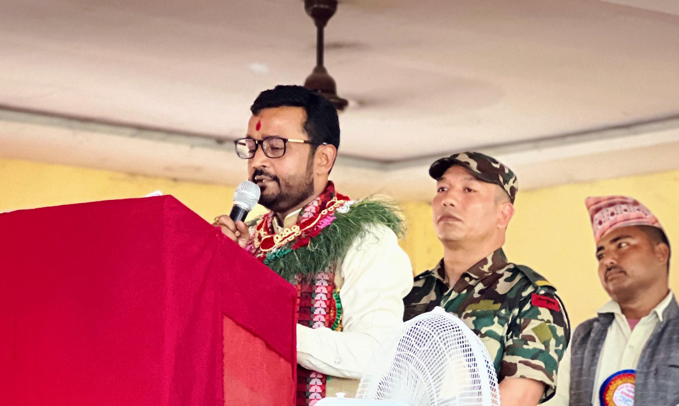 जनताको आधारभूत आवश्यकता पूरा गर्ने सरकारको उदेश्य साकार हुँदैछ : मन्त्री यादव