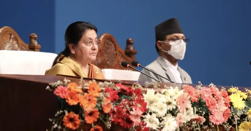 राष्ट्रपति भण्डारीले आज सङ्घीय संसद्को संयुक्त बैठकलाई सम्बोधन गर्नुहुने