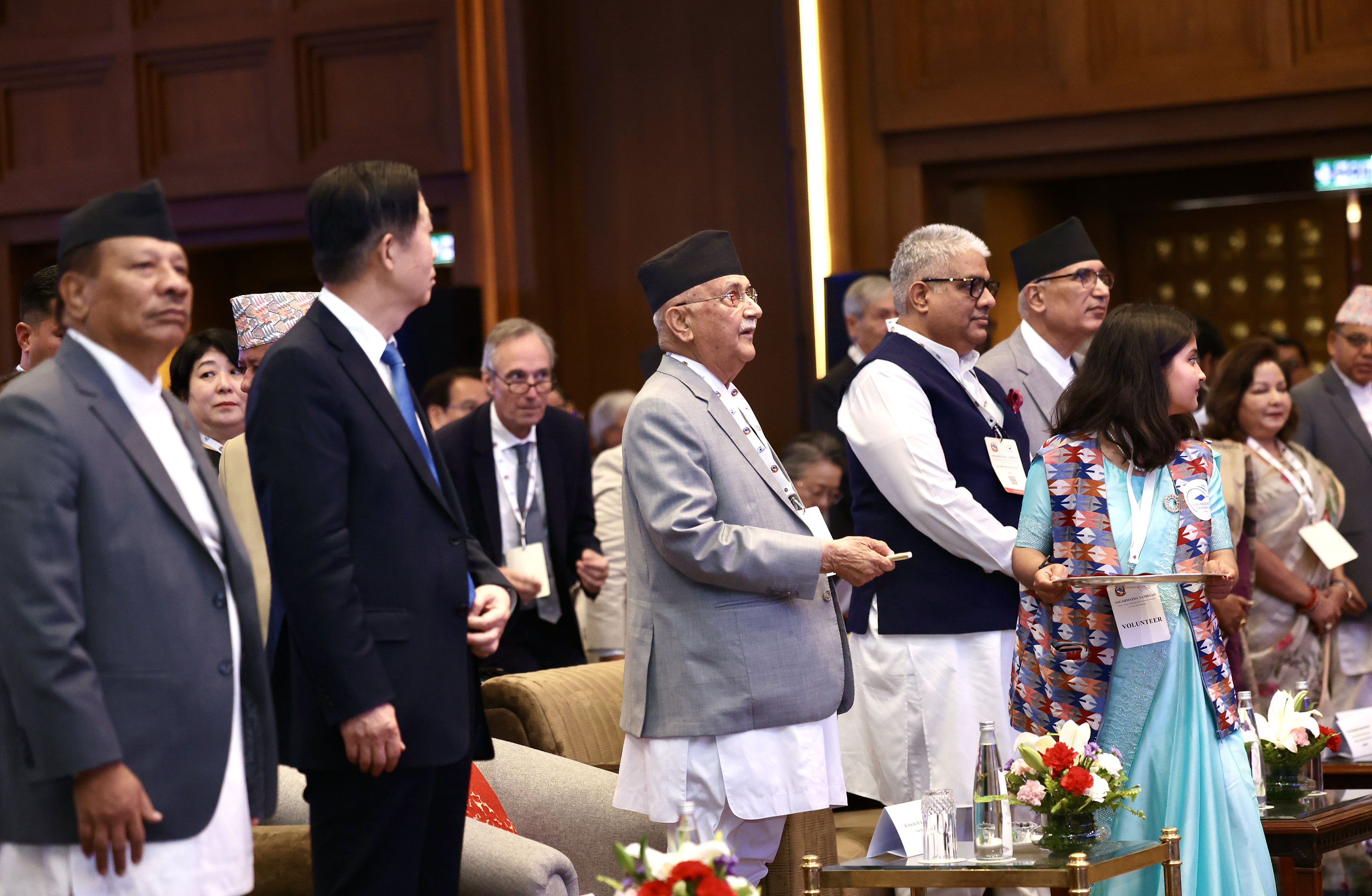 सगरमाथा संवाद सुरु, प्रधानमन्त्री ओलीले गरे उद्घाटन (तस्बिरहरु)