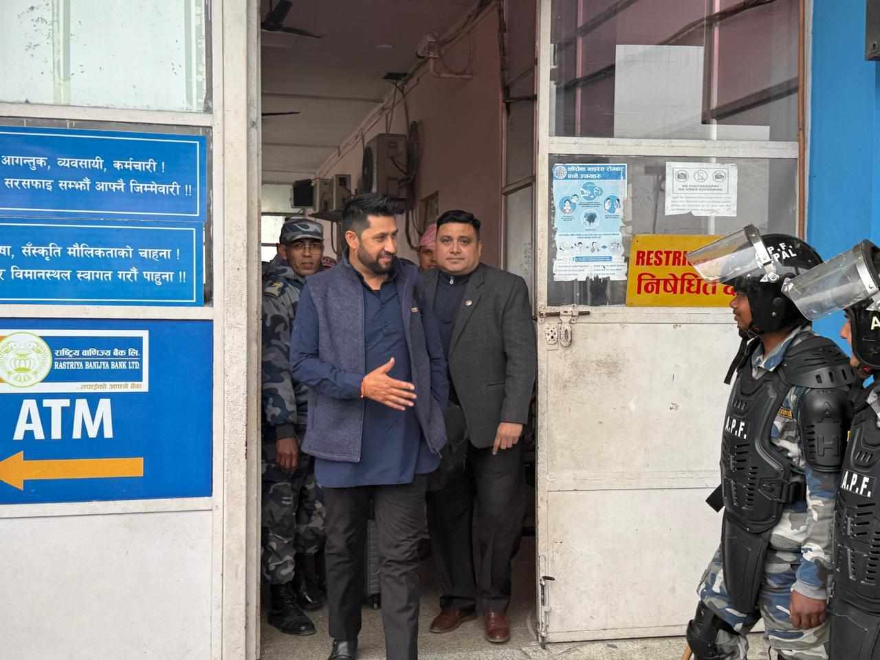 रवि लामिछाने जिल्ला अदालत रुपन्देहीमा उपस्थित