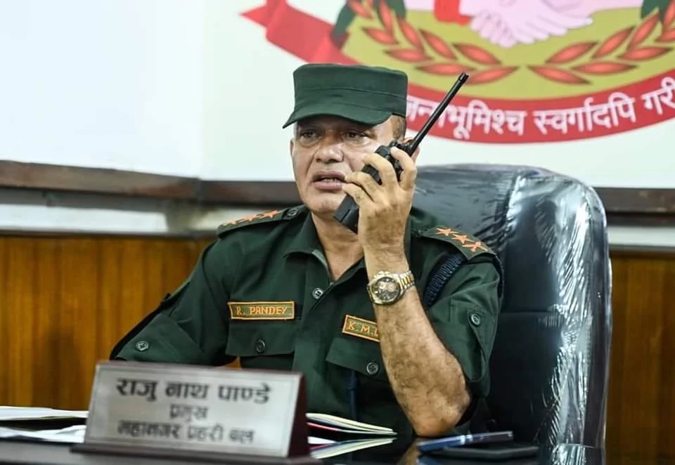 काठमाडौं महागनरका प्रहरी प्रमुख पाण्डेले दिए राजीनामा
