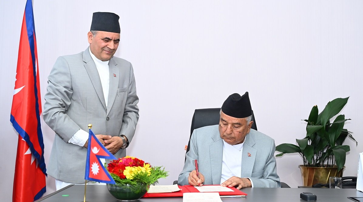 जमिन बाँझो राख्ने प्रवृत्तिको अन्त्य गरी कृषिमा आधुनिकीकरण आवश्यकः राष्ट्रपति पौडेल