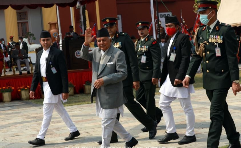 नवनिर्वाचित राष्ट्रपति पौडेल