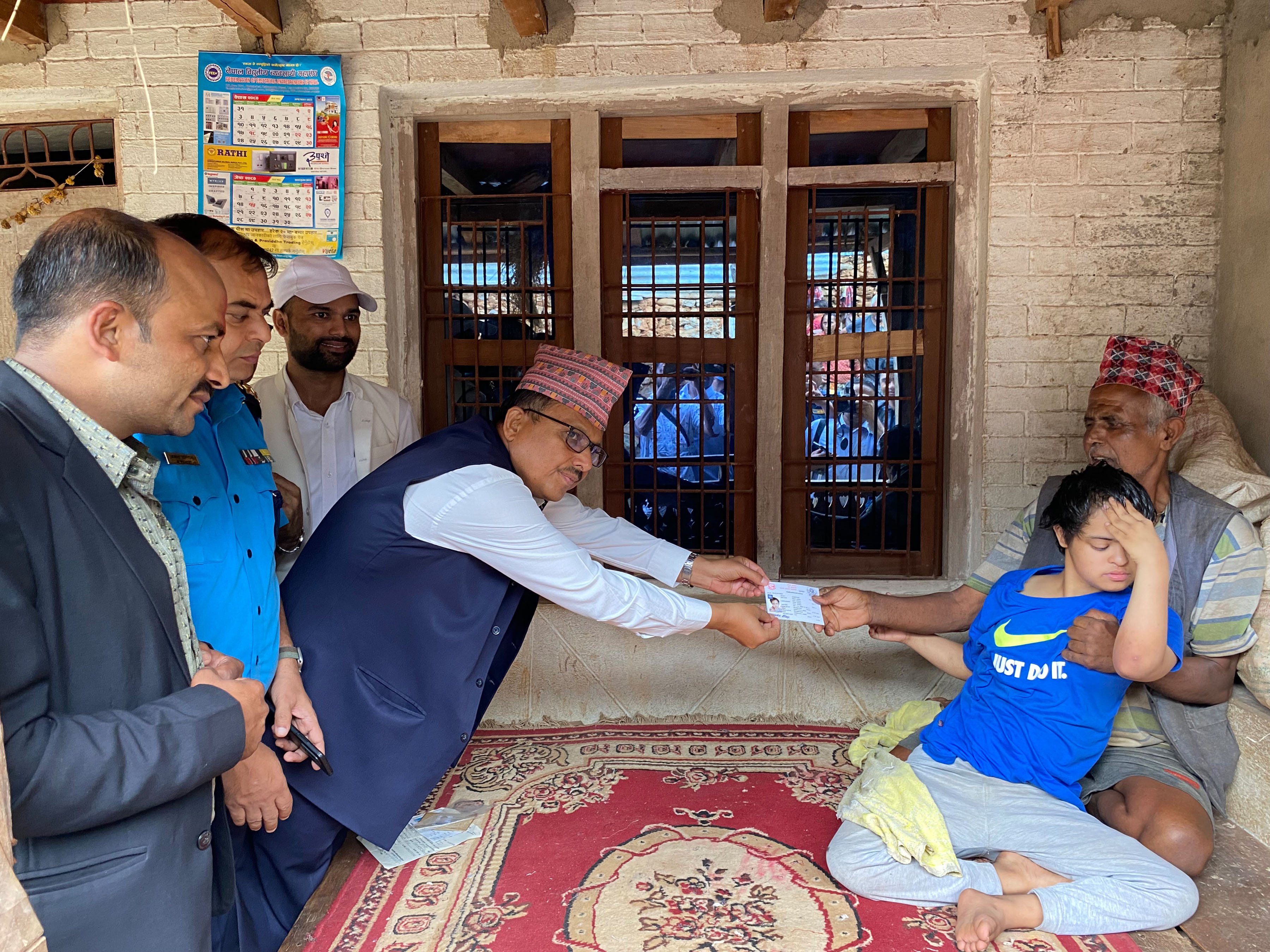 अशक्तलाई घरमै नागरिकता