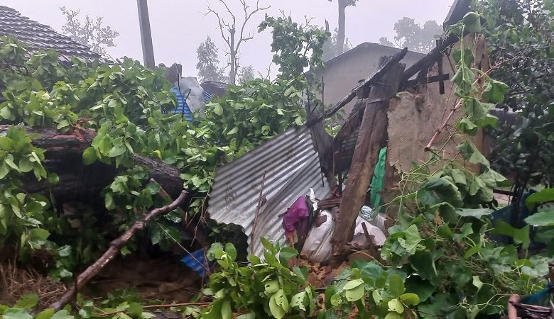 हुरीबतासबाट  रुख ढलेर कटारीमा दुई जनाको मृत्यु, छ घाइते