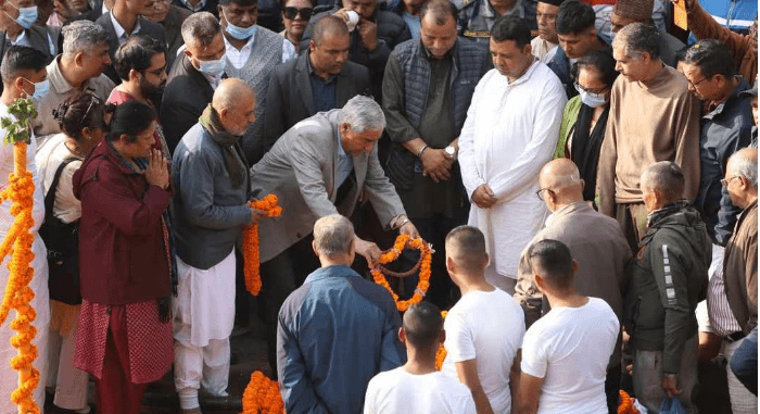 पूर्वसभामुख ढुंगानाको राजकीय सम्मानका साथ पशुपति आर्यघाटमा अन्त्येष्टि