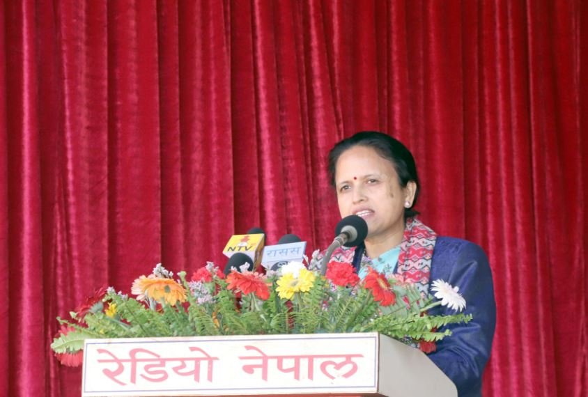 रेडियो नेपालको वार्षिकोत्सव कार्यक्रममा मन्त्री शर्मा