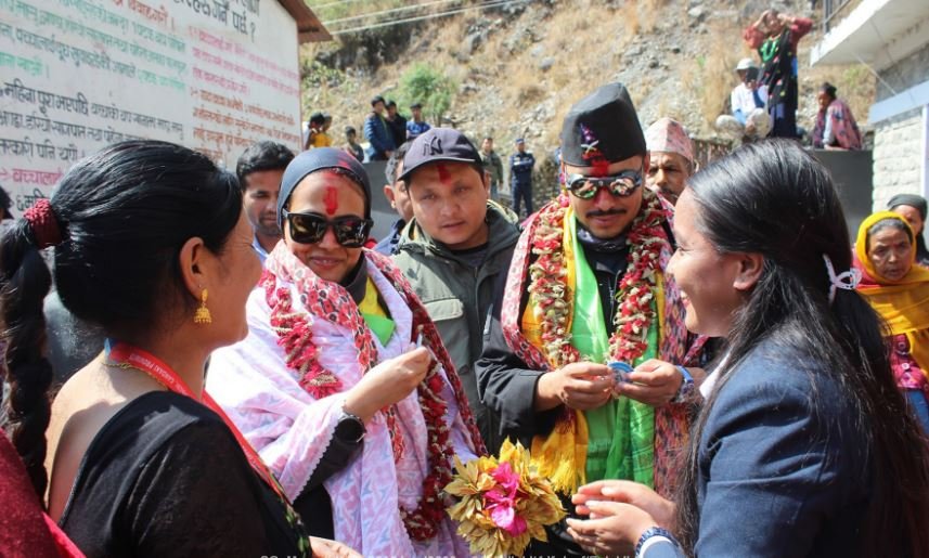 कीर्तिमानी आरोही पुर्जालाई जन्मथलोमा अभिनन्दन