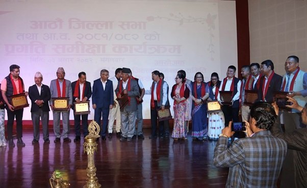 काभ्रेपलाञ्चोकका १३ उत्कृष्ट स्थानीय तह सम्मानित