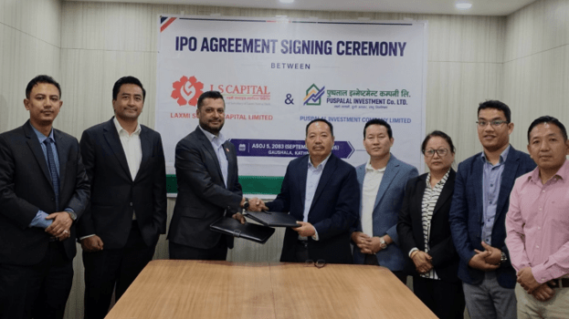 पुष्पलाल इन्भेष्टमेन्ट कम्पनी लिमिटेडले साधारण शेयर निष्काशन तथा बिक्री प्रबन्धकमा लक्ष्मी सन्राइज क्यापिटल लिमिटेडलाई नियुक्त