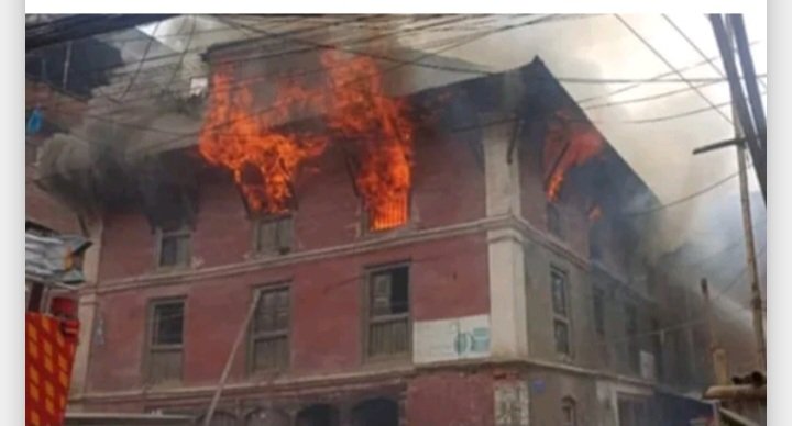 कुम्भेश्वरस्थित एउटा घरमा आगलागी