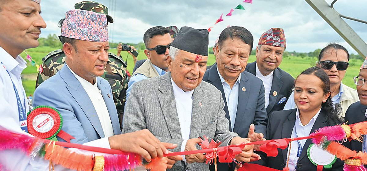 सबैभन्दा लामो झोलुंगे पुलको उद्घाटन