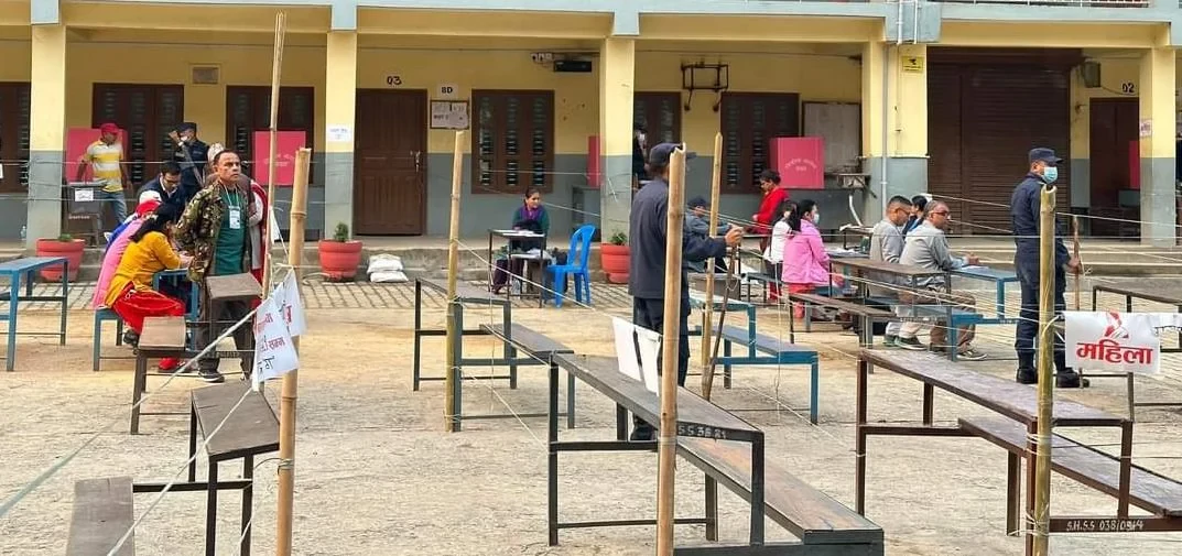 तनहुँमा दिउँसो १ः४५ बजेसम्म ३५ प्रतिशत मतदान