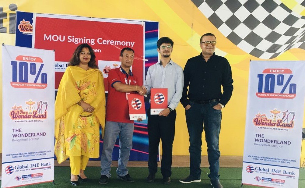 ग्लोबल आइएमई बैङ्कका ग्राहकलार्ई वण्डरल्याण्ड, नेपालमा १० प्रतिशत बोनस