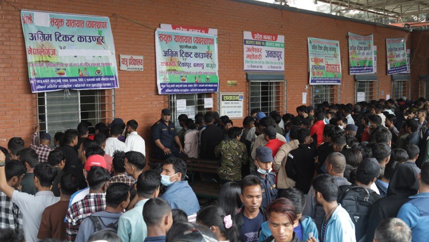 दसैँका लागि अग्रिम बस टिकट असोज २३ देखि खुल्ने