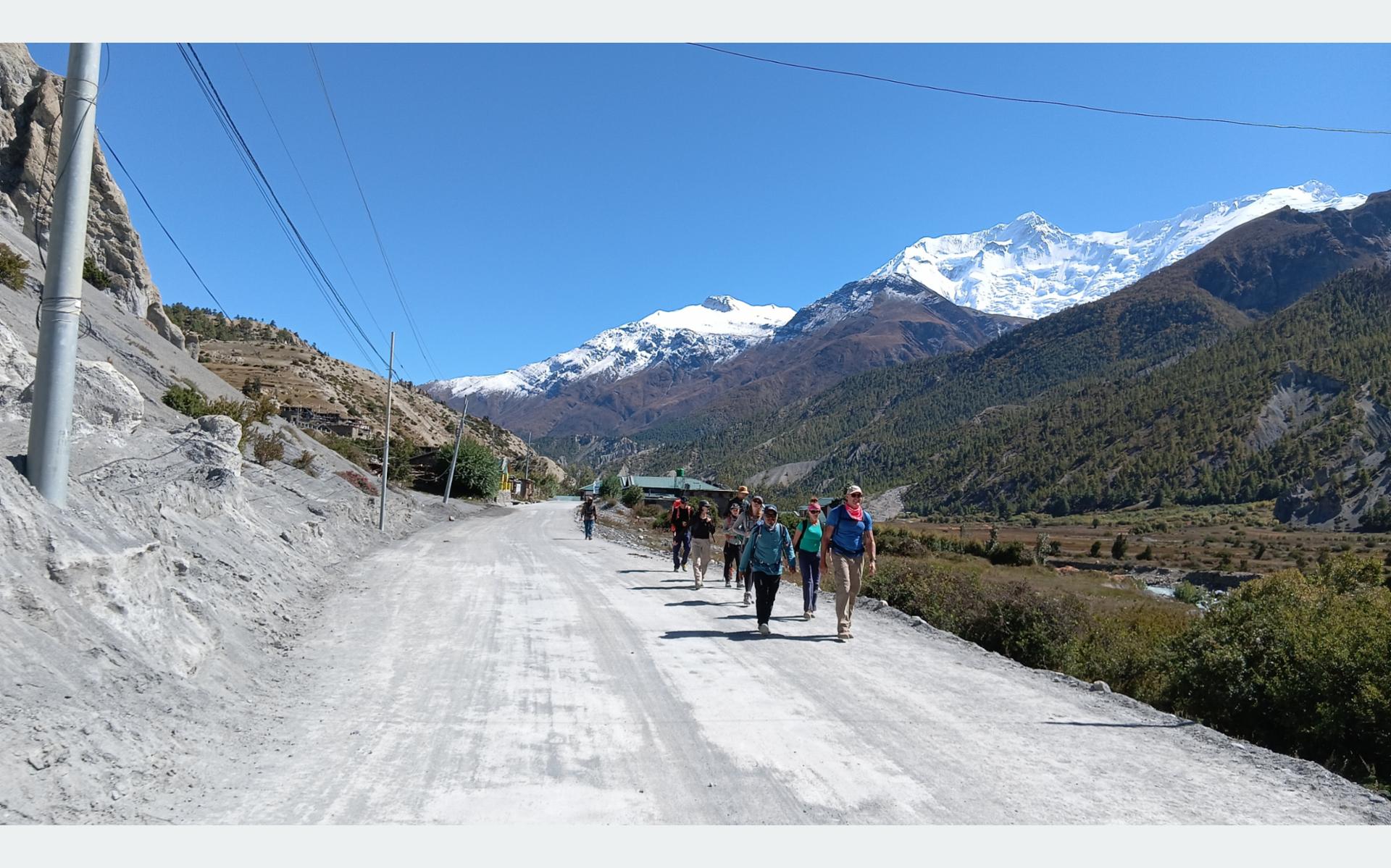 डेढ महिनामा मनाङ भित्रिए सात हजार पर्यटक