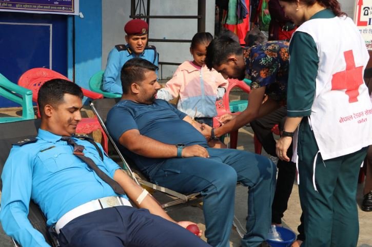 ट्राफिक सप्ताहमा खुल्ला रक्तदान