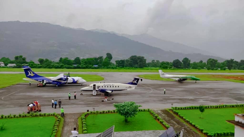 १० दिनपछि खुल्यो तुम्लिङटार विमानस्थल