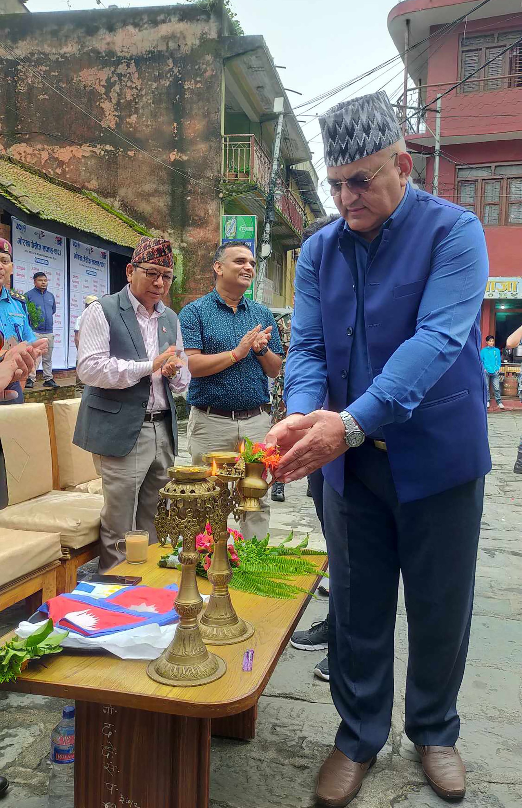 उद्घाटन–मुख्यमन्त्री पाण्डे