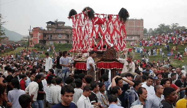 २५ सय वर्ष पुरानो परम्पराः बनेपामा चण्डेश्वरी जात्रा तीन दिनसम्म मनाईंदै