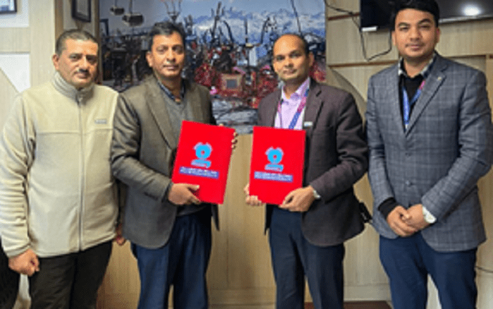 नेपाल एसबिआई मर्चेण्ट बैंकिङ्ग र कालिञ्चोक दर्शनबीच व्यवसायिक सम्झौता