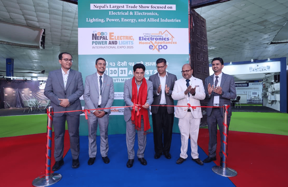 आपूर्तिमन्त्री भण्डारीद्वारा ‘इलेक्ट्रिक एंड इलेक्ट्रोनिक्स’अन्तर्राष्ट्रिय प्रदर्शनी उद्घाटन