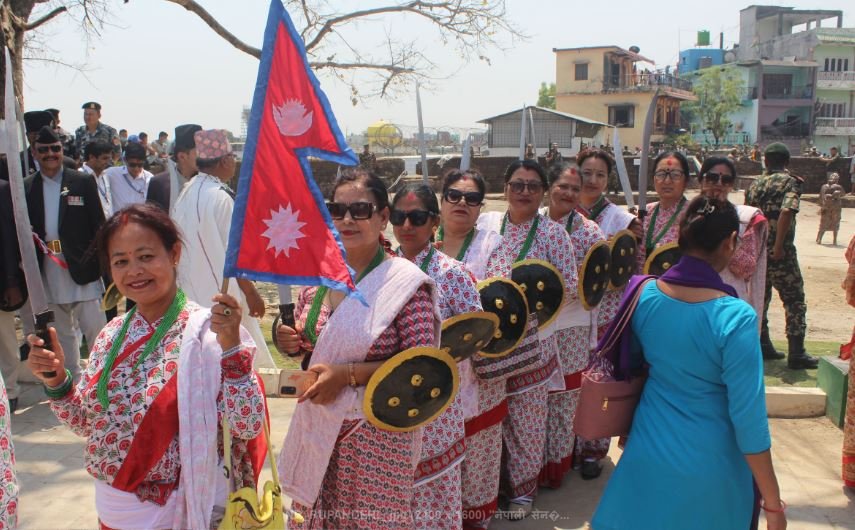 जितगढी किल्लामा विजयोत्सव कार्यक्रम
